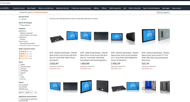 3WTD Amazon Website Lands