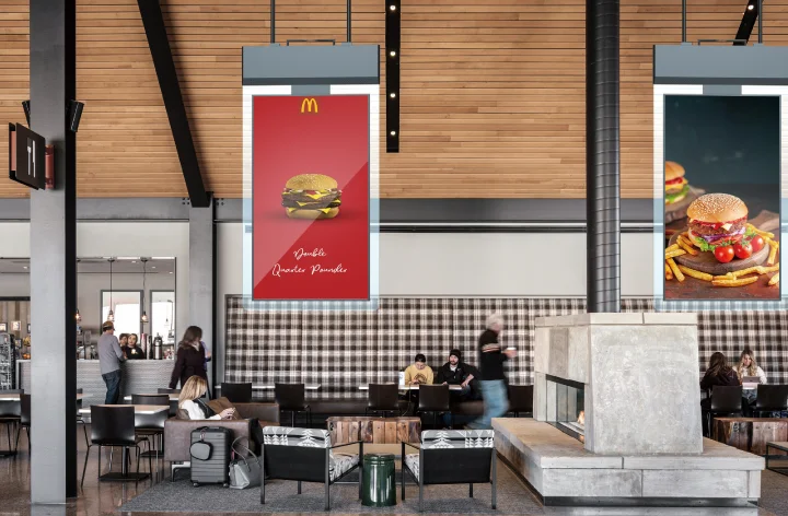 WTD world trade display hanging facing display solutions